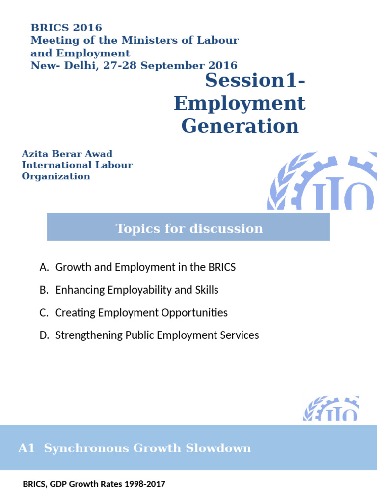 BRICS 2016: Employment Generation Strategies | PDF | Vocational ...