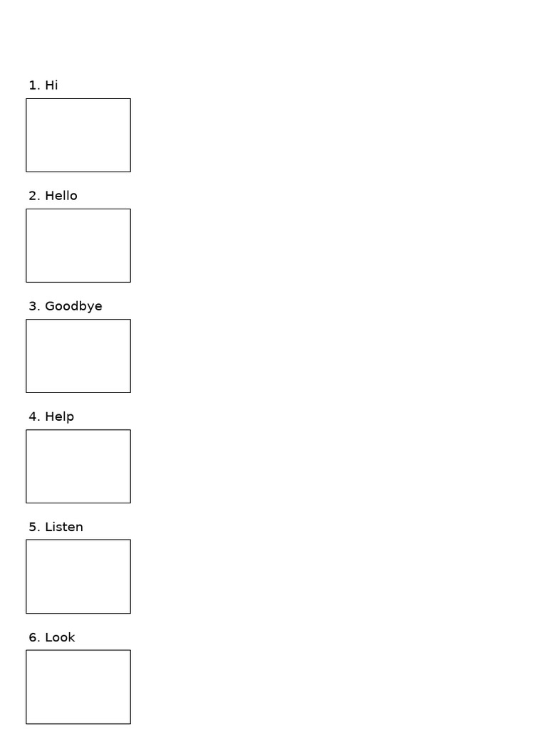 English Words With Pictures | PDF