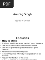Types of Letters 1
