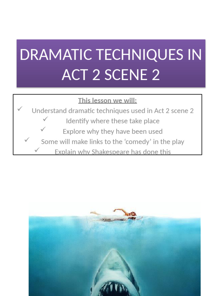 Dramatic Irony in Act 2, Scene 2 | PDF | Irony