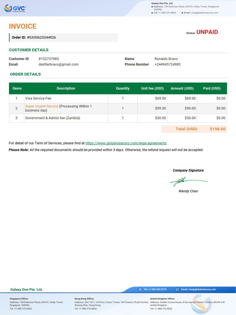 Invoice Order GX00625344926 | PDF | Payments | Debit Card