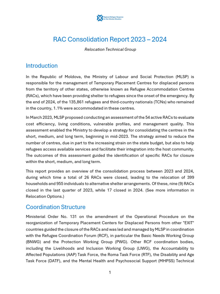 2023-2024 RAC Consolidation Overview | PDF | Landlord | Refugee