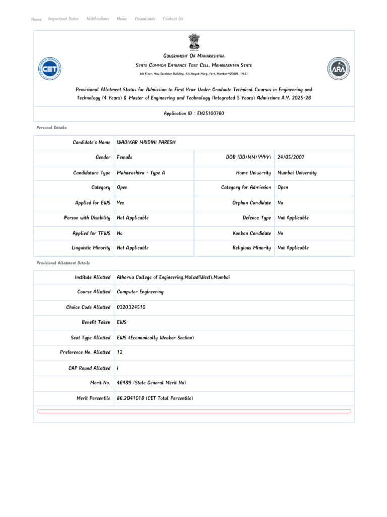 CAP Roud 1 Alloterment | PDF