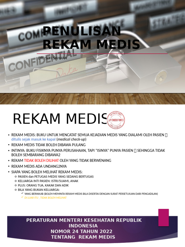  Foto zu Penulisan Rekam Medis 
