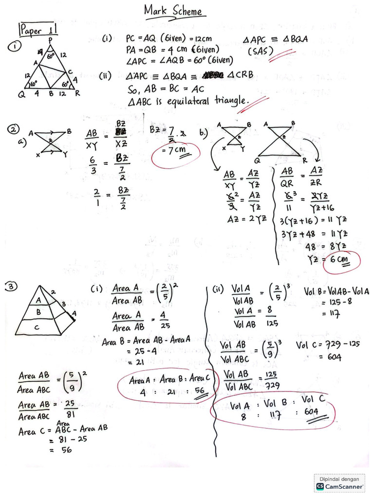 XZ - Math P1 MS | PDF