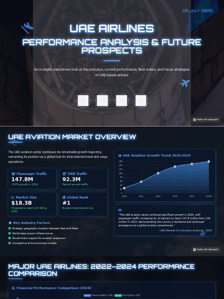 UAE Aviation Industry Insights 2025 | PDF | Emirates (Airline) | Civil ...