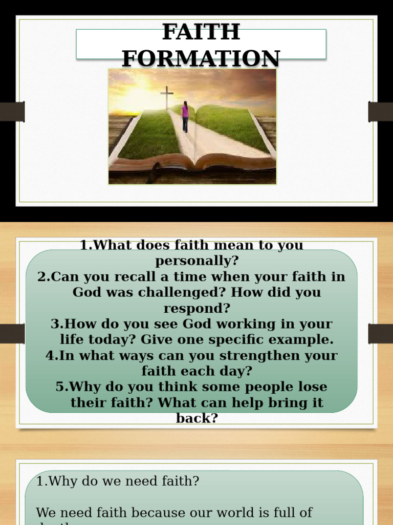 Faith in God, Based On Catholic Beliefs | PDF | Mass (Liturgy) | Lord's ...