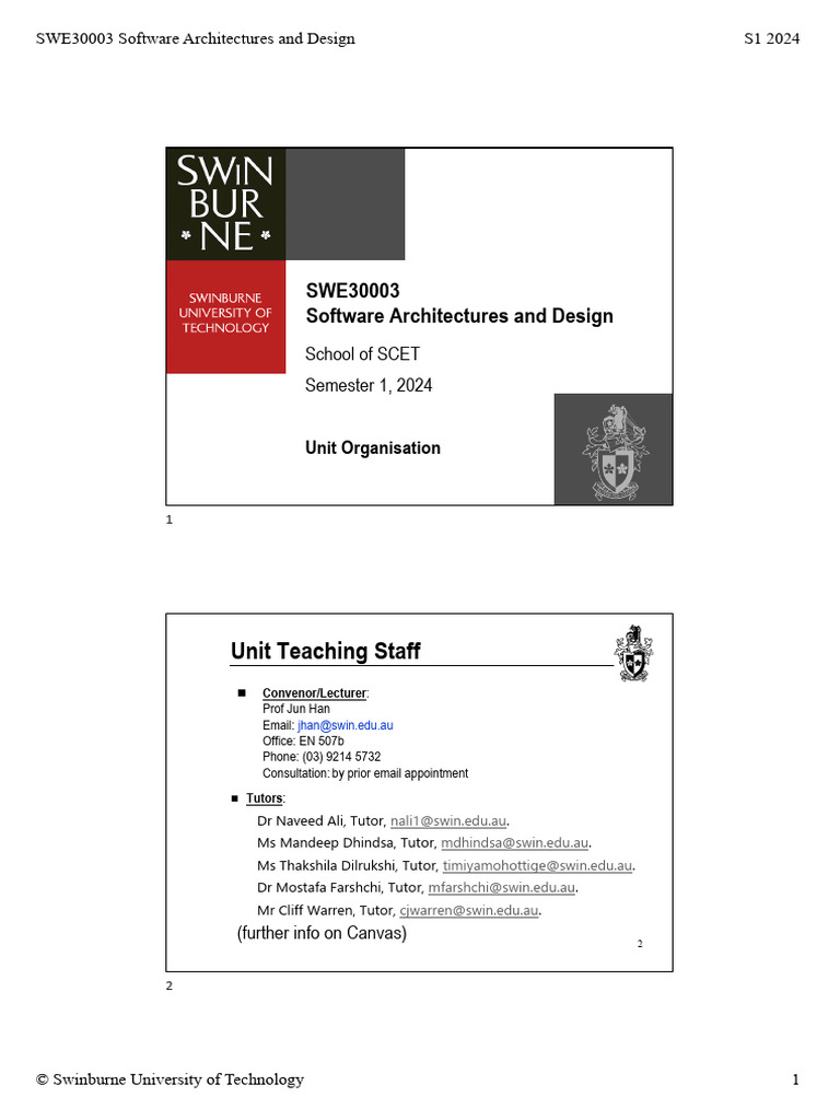 Lecture 0 - Unit Organization-7 | PDF | Object Oriented Programming ...