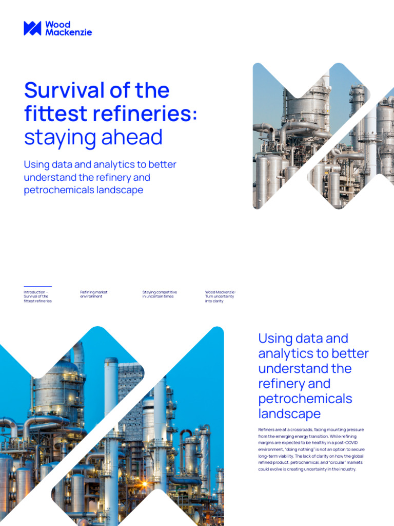 Refinery Survival: Data-Driven Strategies | PDF | Oil Refinery | Petroleum