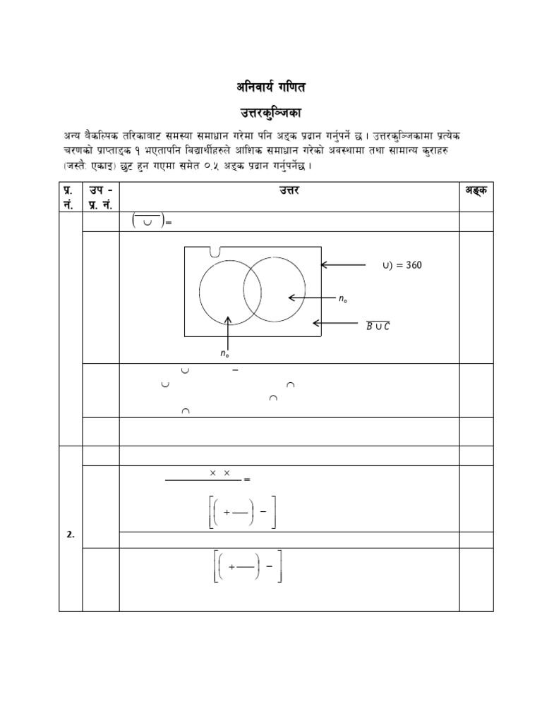 Koshi Math Venn Diagrams and Calculations | PDF | Area | Geometry