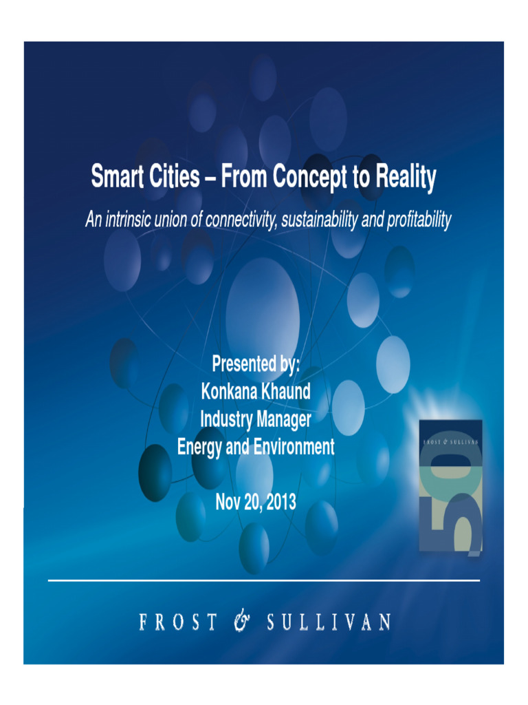 Smart Cities-From Concept To Reality | PDF | Urban Sprawl | City