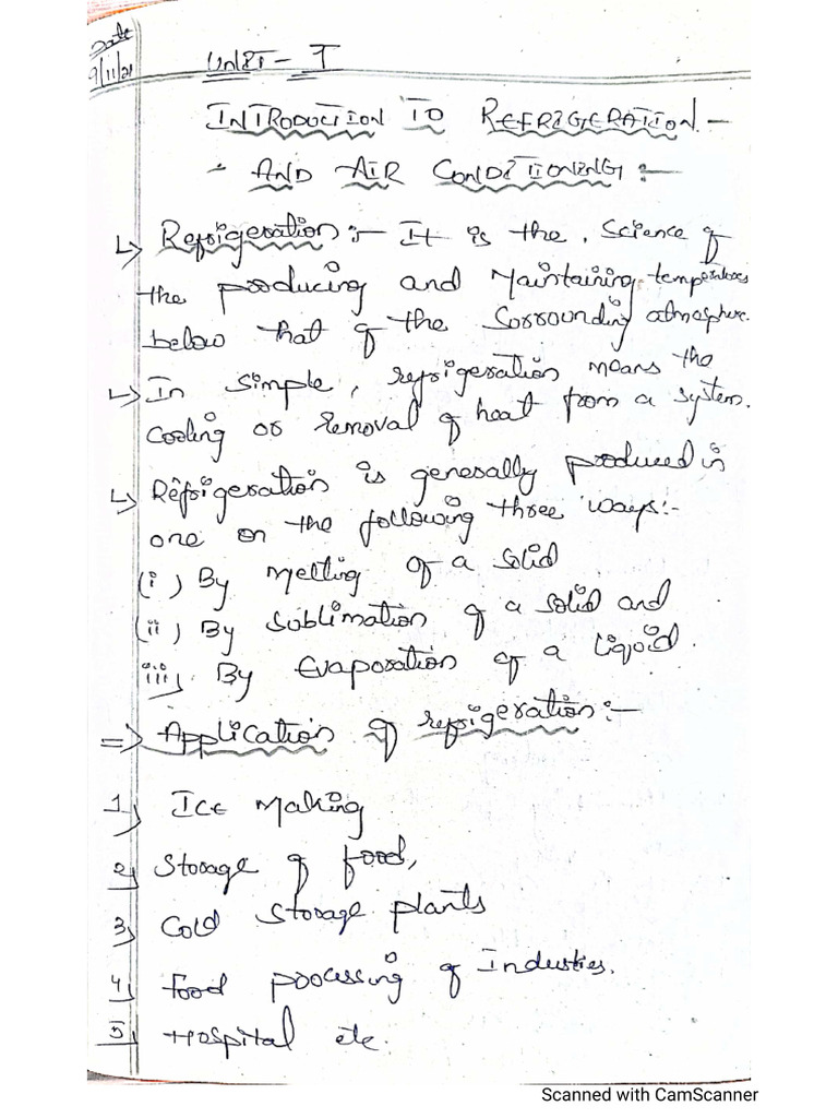 R&ac Notes (MJ College) | PDF