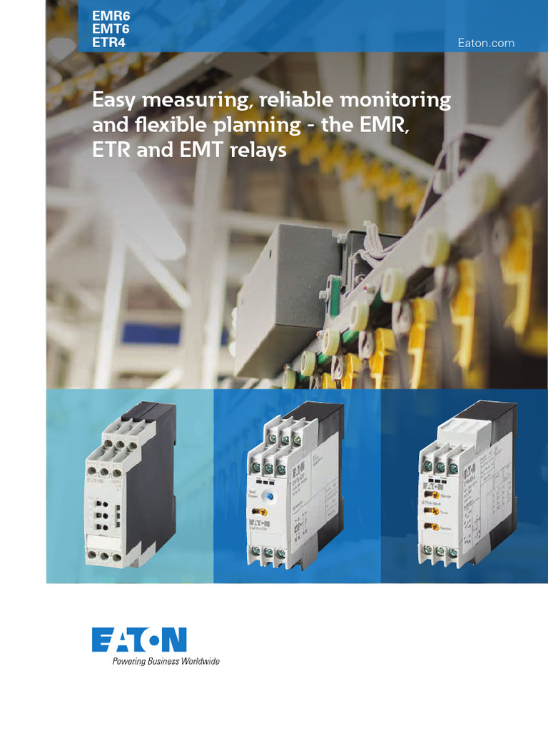 EMR6 Relays: Advanced Monitoring Solutions | PDF | Alternating Current ...