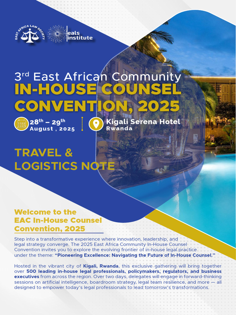 EALS IHCC, 2025 - Logistic Note | PDF | Rwanda | Visa Inc.
