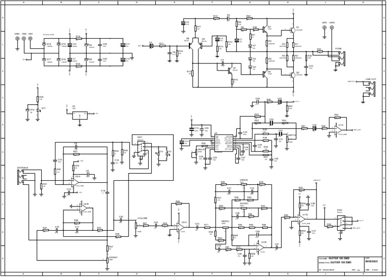 Ibanez LF7 Clone Circuit Design | PDF