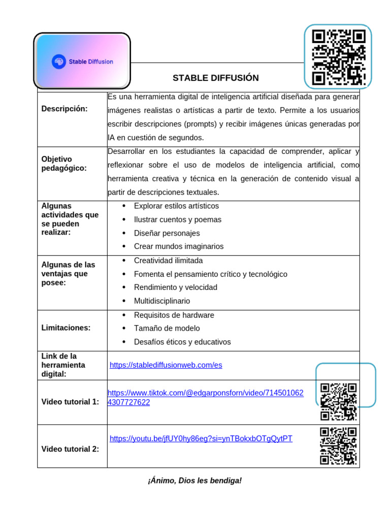 Generación de Imágenes con IA: Stable Diffusion | PDF