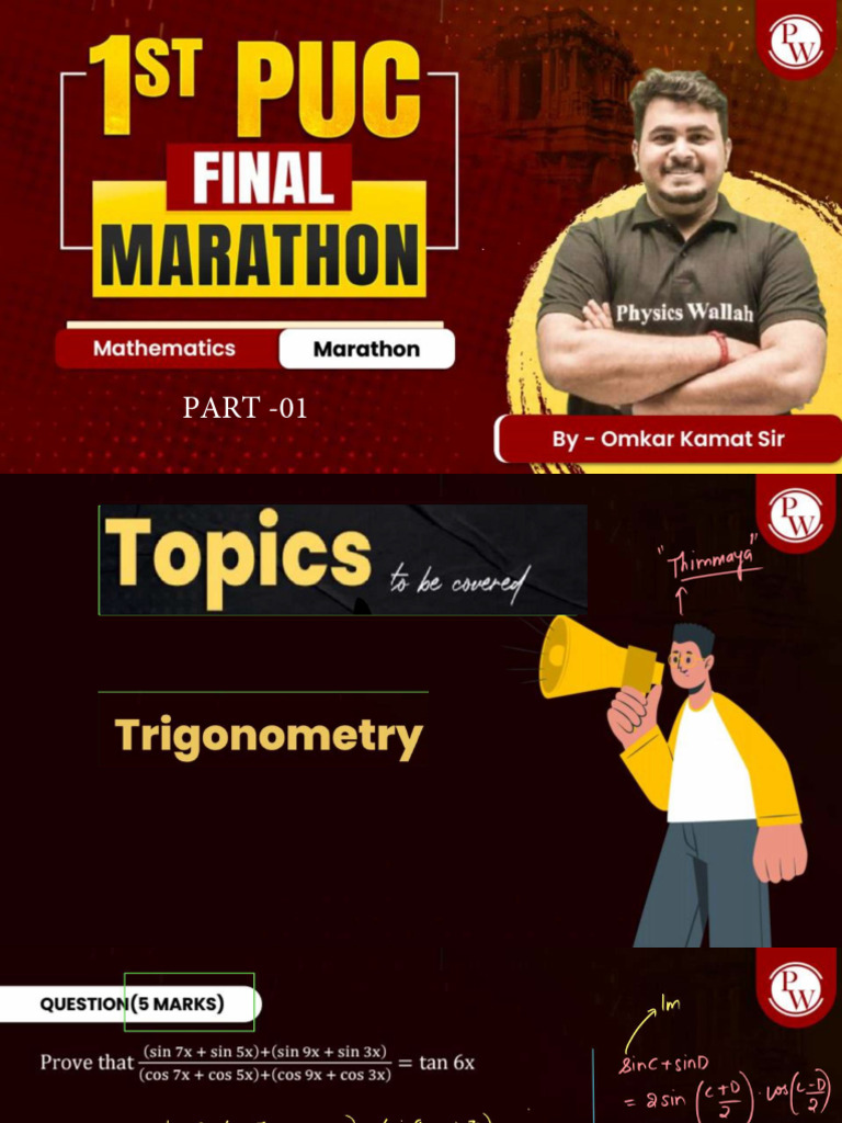 Marathon 01 Class Notes | PDF