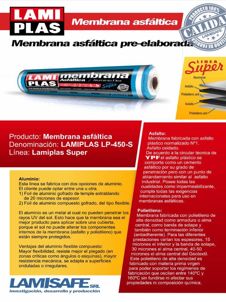 Lamiplas Mem LP450 | PDF