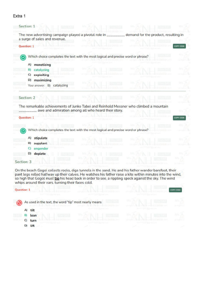 4 Test Extra | PDF