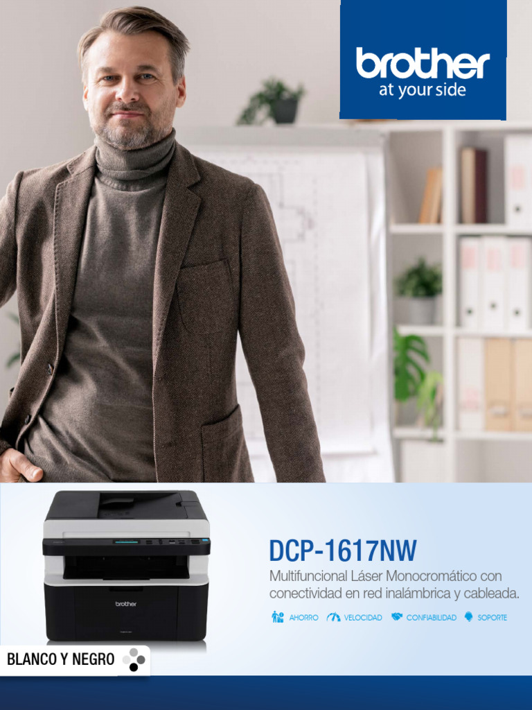 Especificaciones Brother DCP-1617NW | PDF | Microsoft Windows | Mac OS