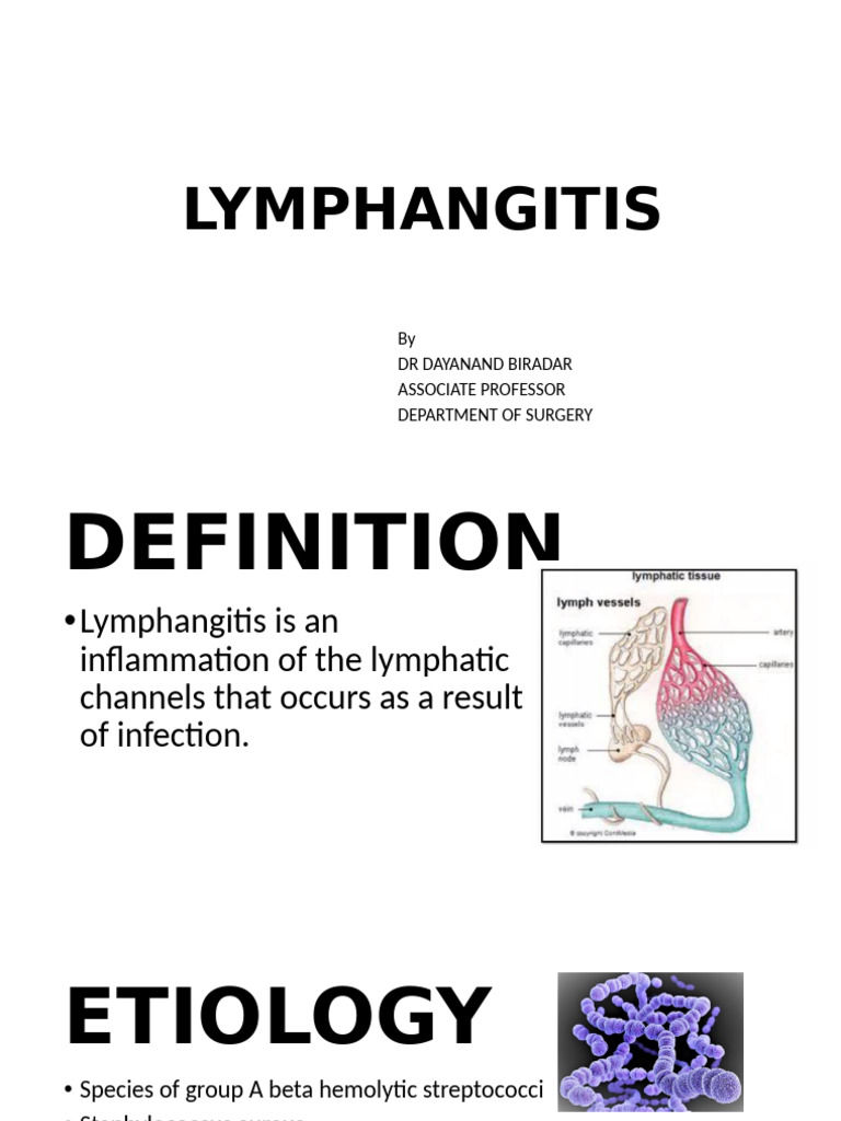 Understanding Lymphangitis and Lymphedema | PDF | Clinical Medicine ...