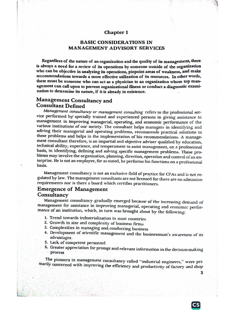 Overview of MAS Part 1 PDF