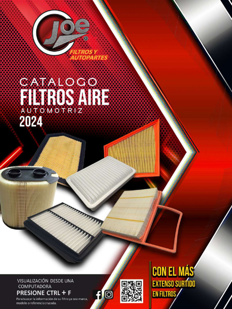 フットジョイ ゴルフシューズ 24.5cm Catálogo de Filtros Joe 2024 | PDF | BMW | Fabricantes de automóviles