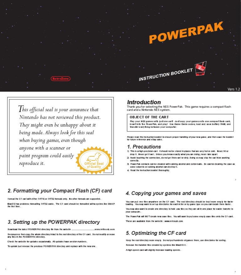 Power Pak Manual 120 | PDF | Bios | Computer File