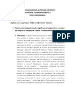 Actividad 8 Los Principios Del Derecho Economico Mexicano