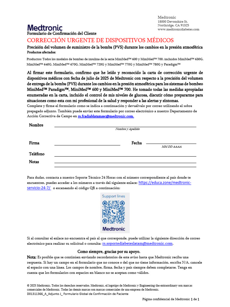 CCR - FCA1446 Patient+Confirmation+Form - Es | PDF