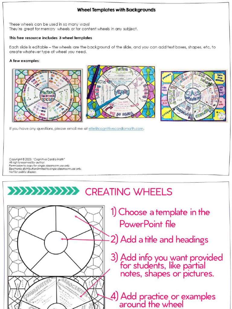 Blank Editable Wheels | PDF
