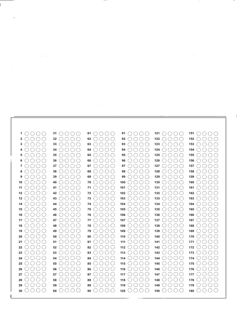Emailing 180-Questions-OMR-Sheet | PDF | Chess Openings | Chess