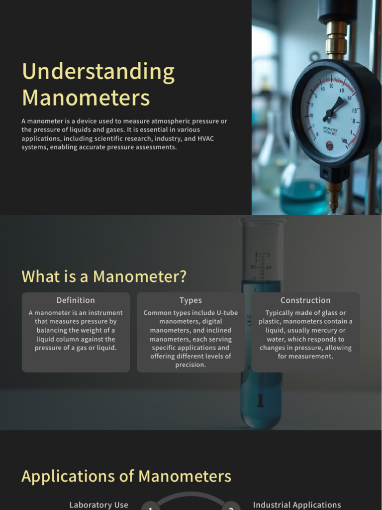 Understanding Manometers | PDF | Pressure Measurement | Pressure