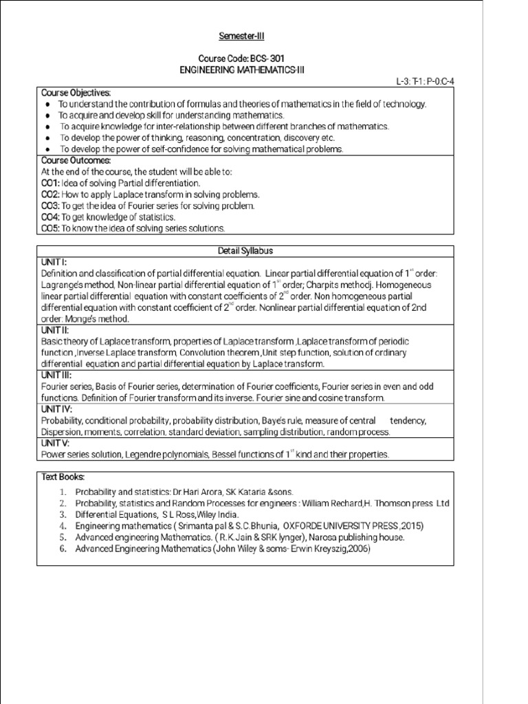 Cse 3rd Sem | PDF