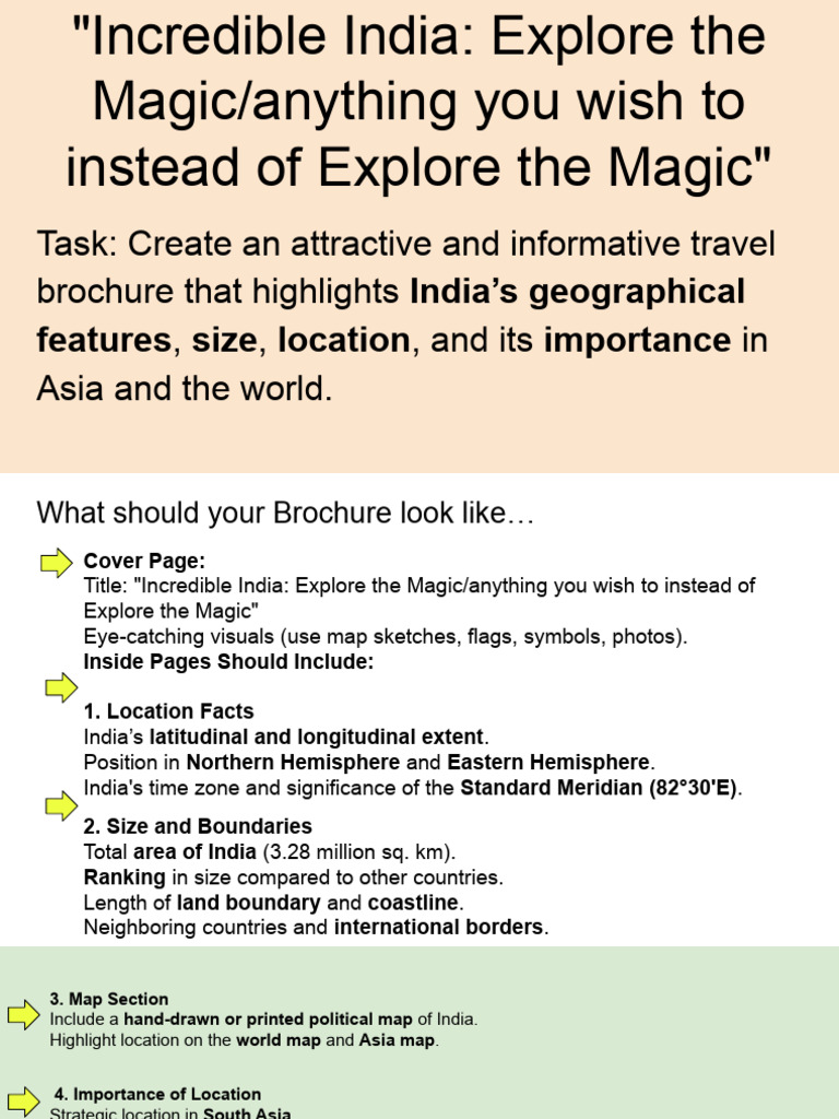 Incredible India Travel Brochure Guide | PDF