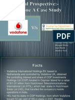 Legal Provision-A Case Study of Vodafone