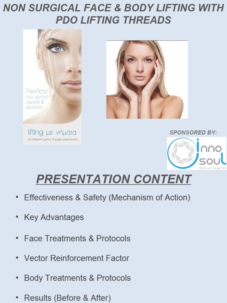 PDO Thread Size Chart for Lifting | PDF | Surgery | Surgical Specialties