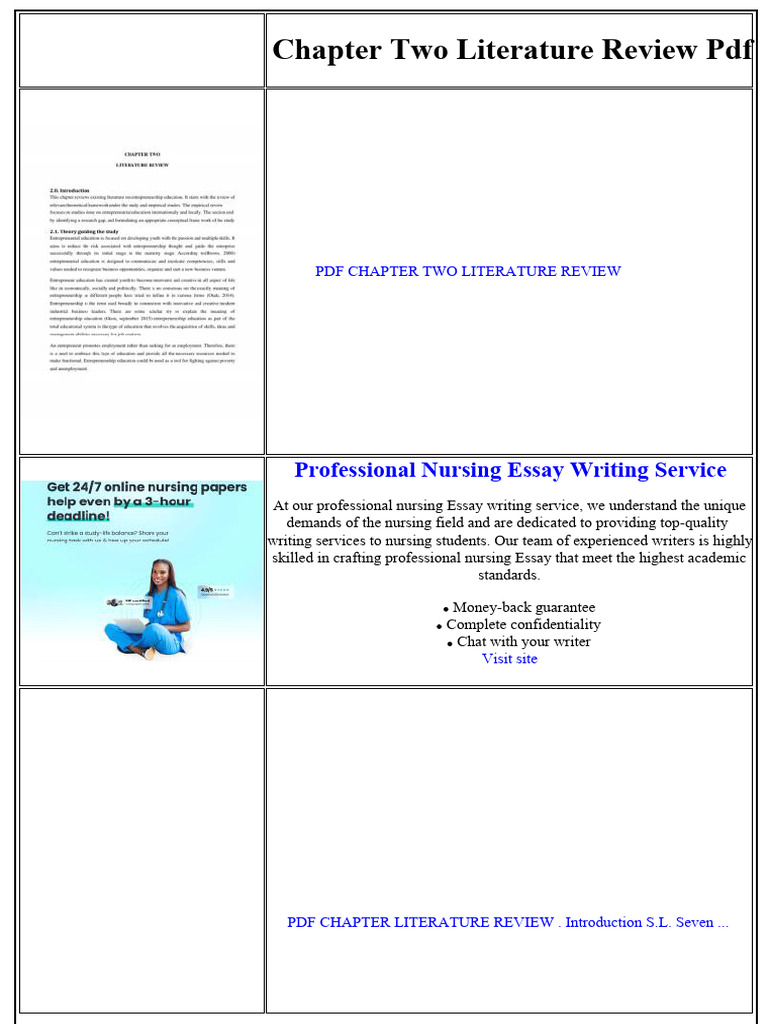 Chapter Two Literature Review PDF | PDF | Employee Retention | Cognition