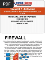 Firewall & Antivirus: Introduction To Information Technology IT2414