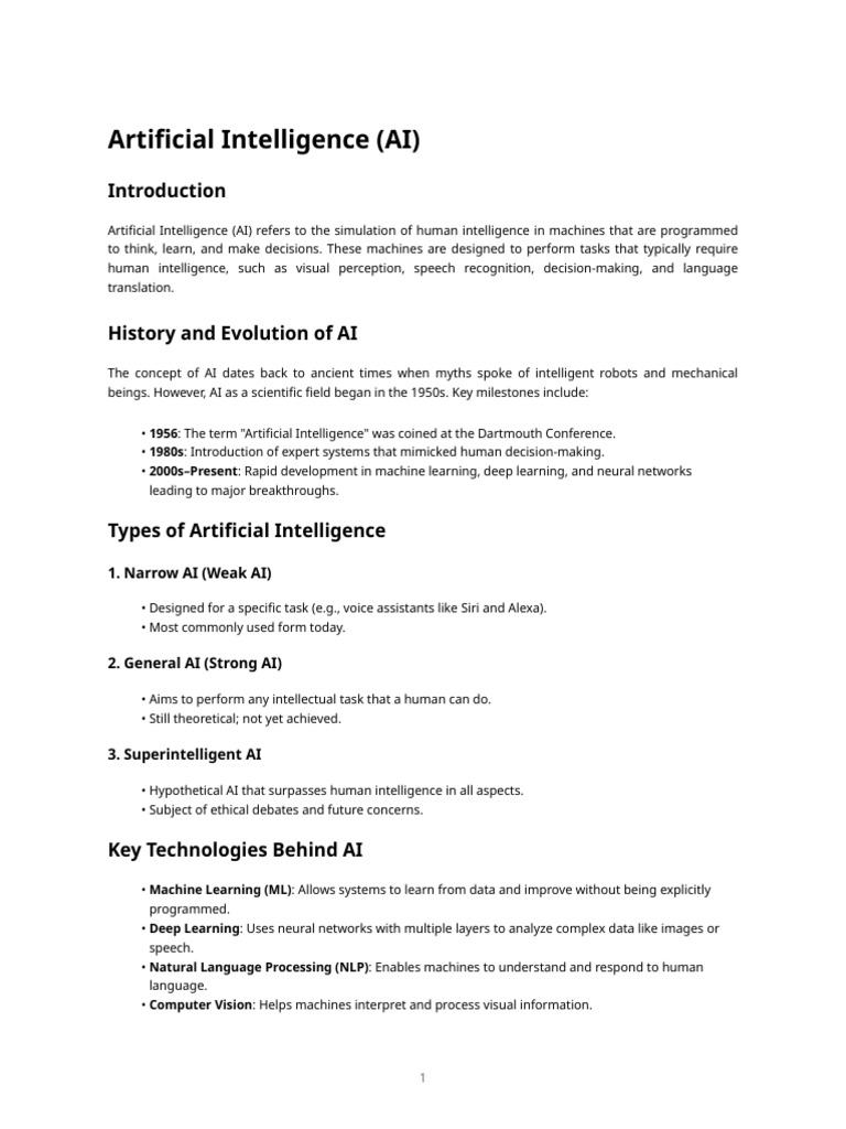 Artificial Intelligence Note | PDF | Artificial Intelligence ...