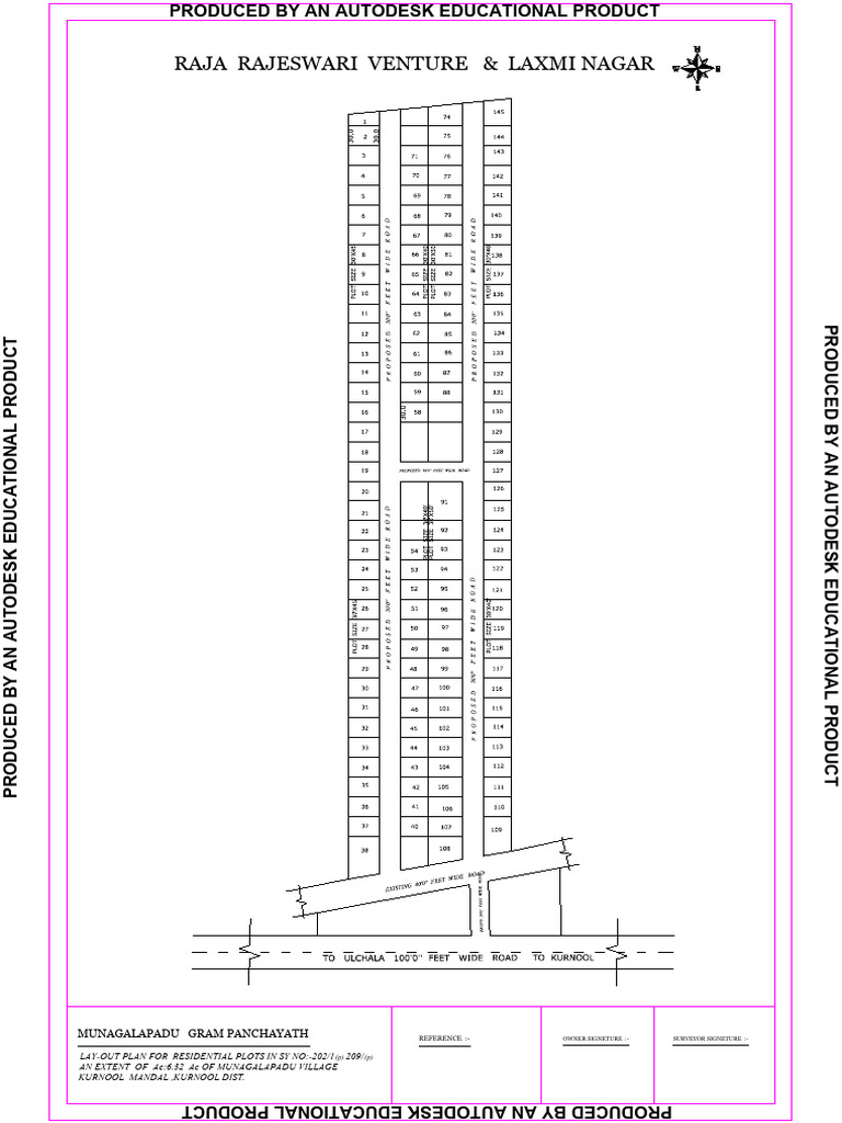 Open Plot Layout for Residential Development | PDF