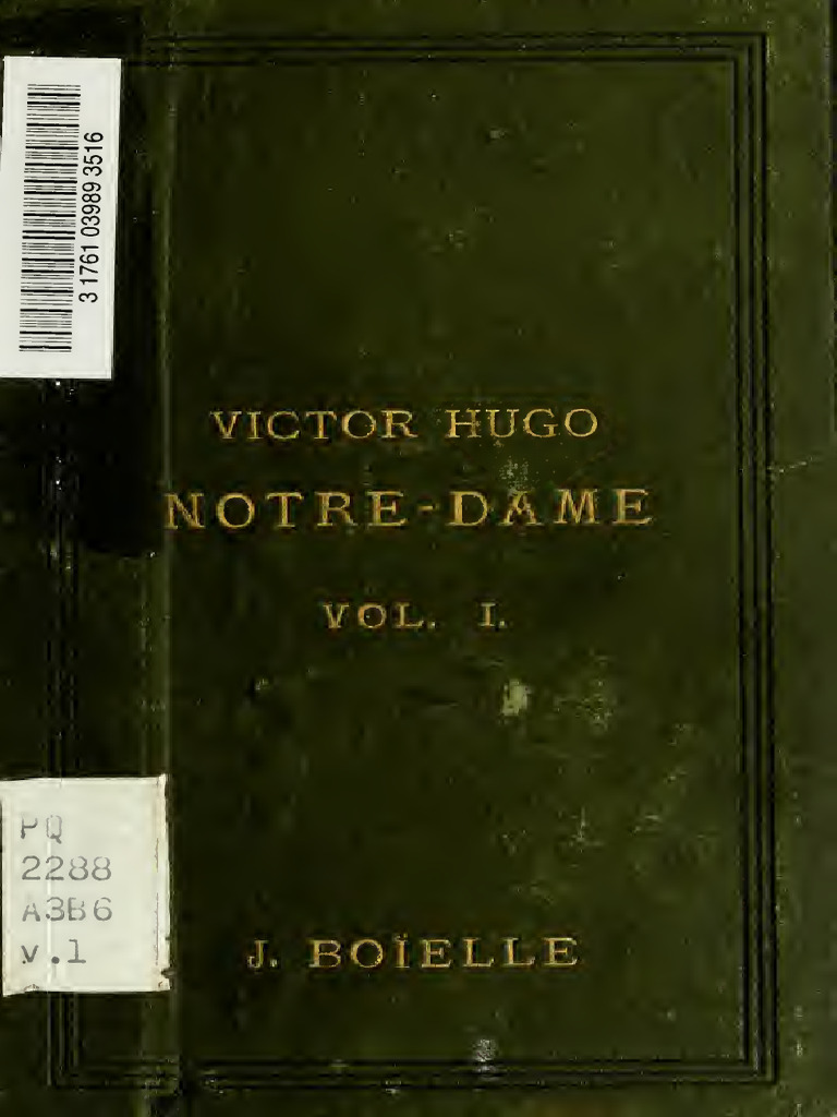 Notre-Dame de Paris: School Edition | PDF | Victor Hugo | The Hunchback ...