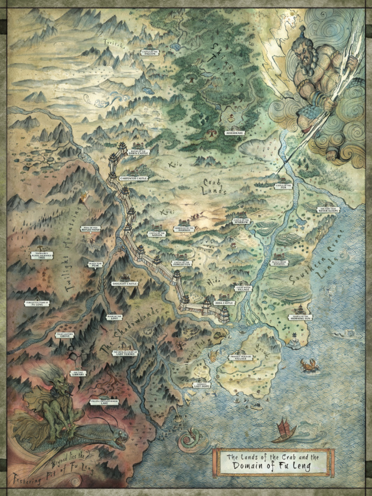 L5R07DLC01bEN Mask of The Oni - Poster Map | PDF
