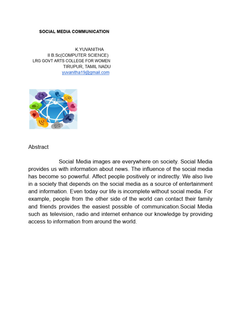 Social Media Communication | PDF