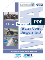 How To Establish A Water Users Association