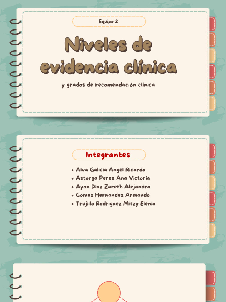 Niveles y Grados de Evidencia Clínica | PDF | Evidencia basada en ...