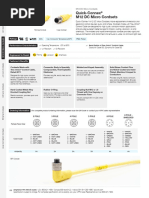 Keyence NQ-P8B10 Power Cable Data Sheet | PDF