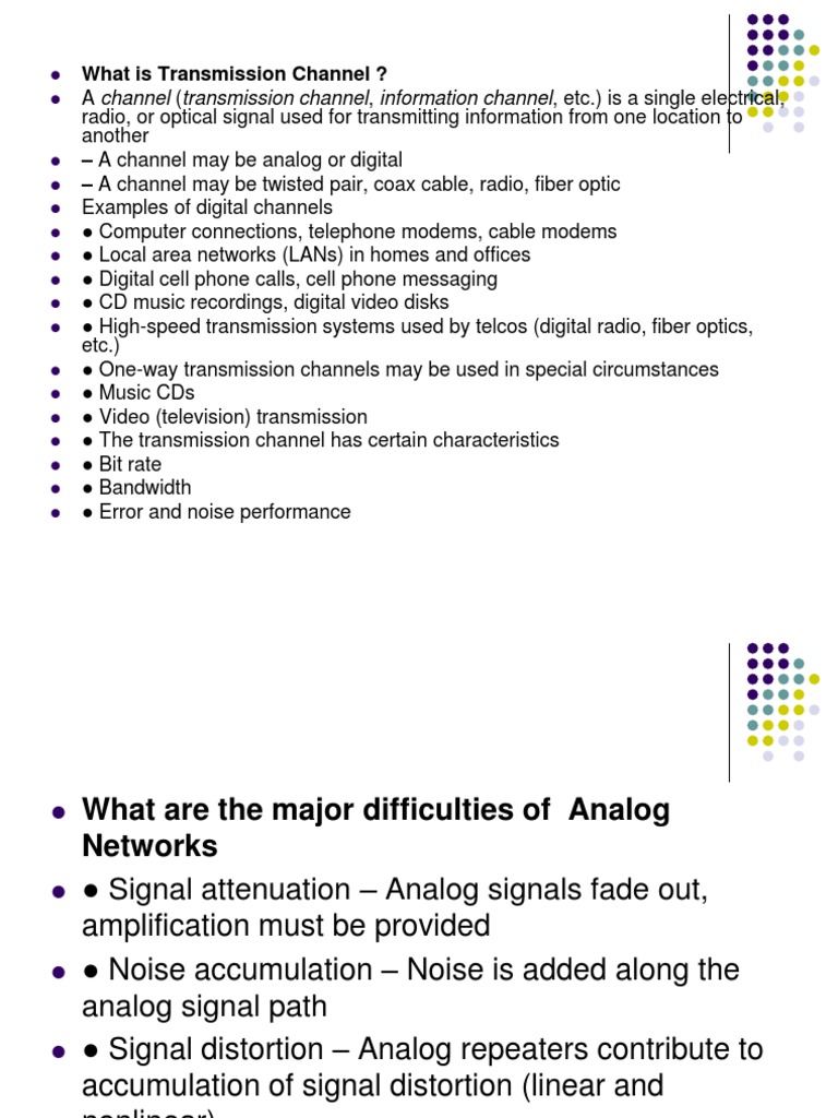 Understanding Transmission Channels | PDF | Channel (Communications ...