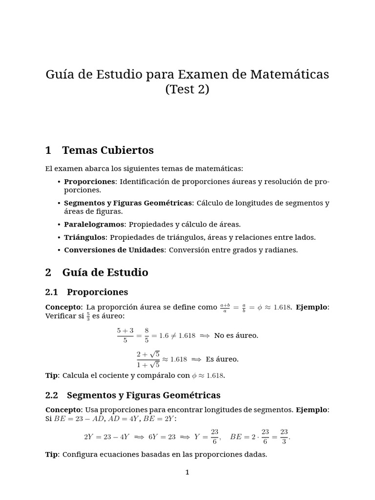 P1 Exam 2 Mate Final | PDF | Triángulo | Euclides