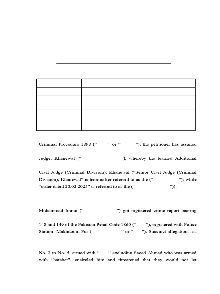 Lahore High Court Criminal Judgment 2025 | PDF | Witness | Prosecutor